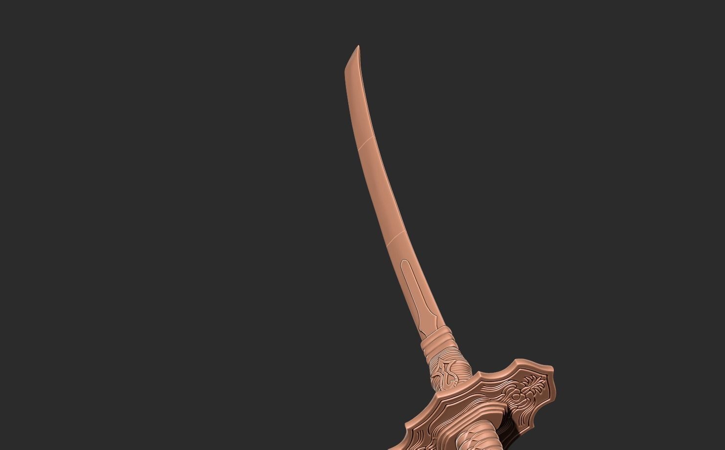 2B - Nier Automata Sword  3D print model_5