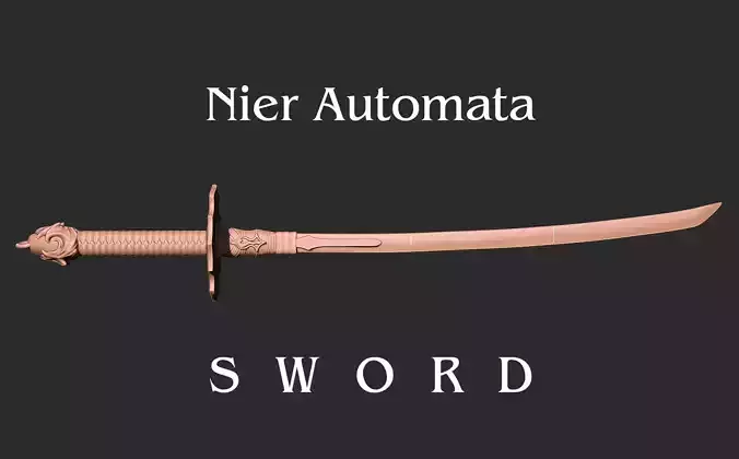 2B - Nier Automata Sword  3D print model