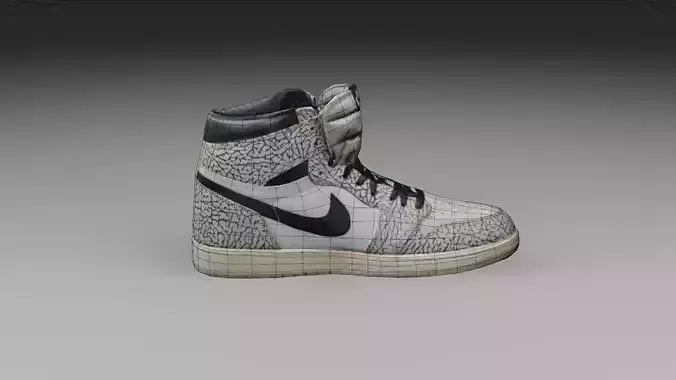 Nike Air Jordan 1Retro High OG oldgray LP Game ready