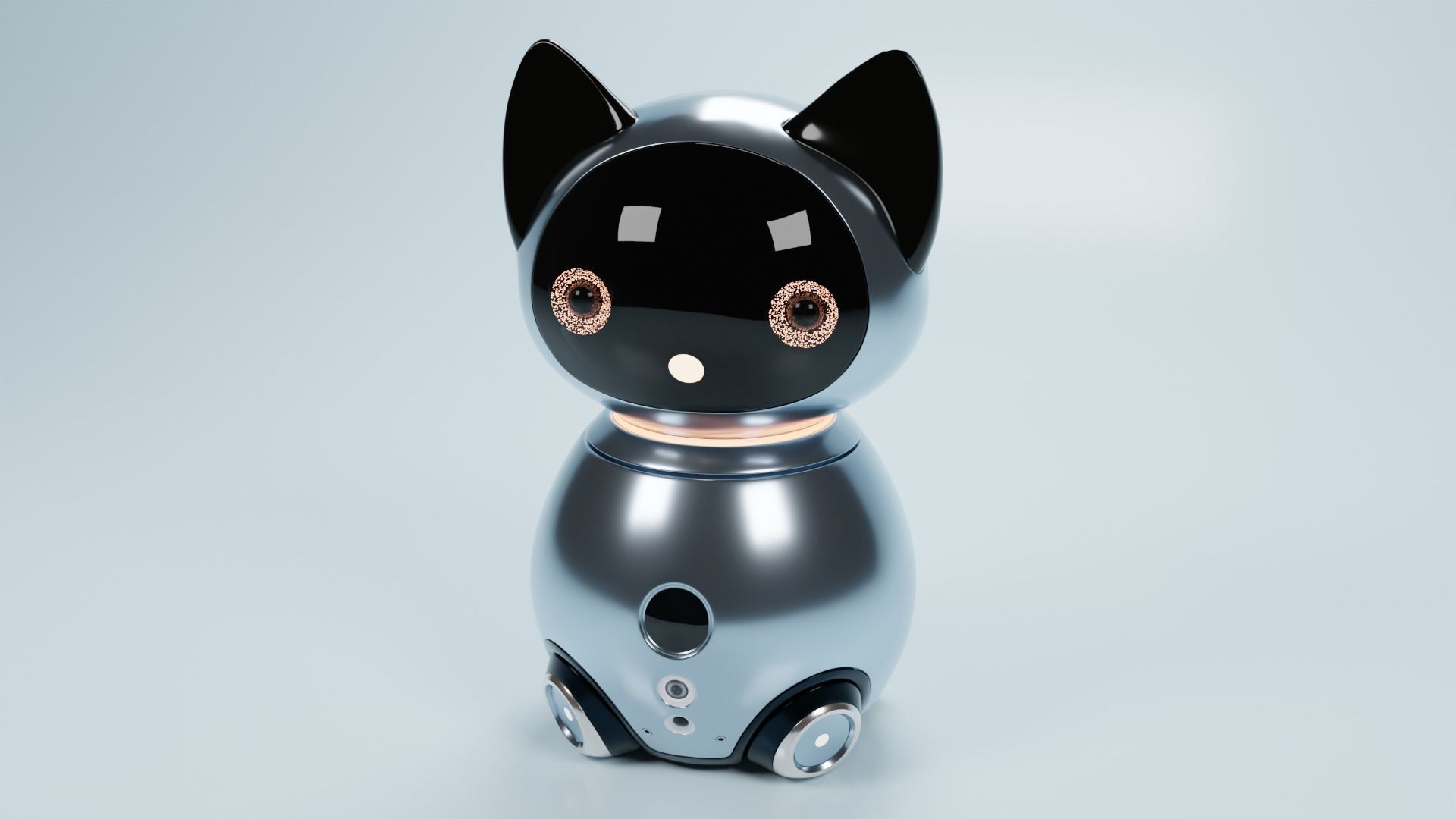 Cute Cat 3D model_2