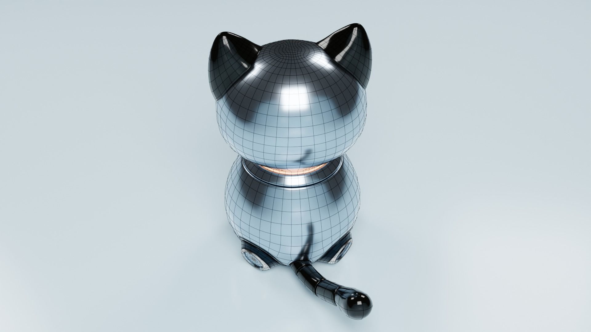 Cute Cat 3D model_16