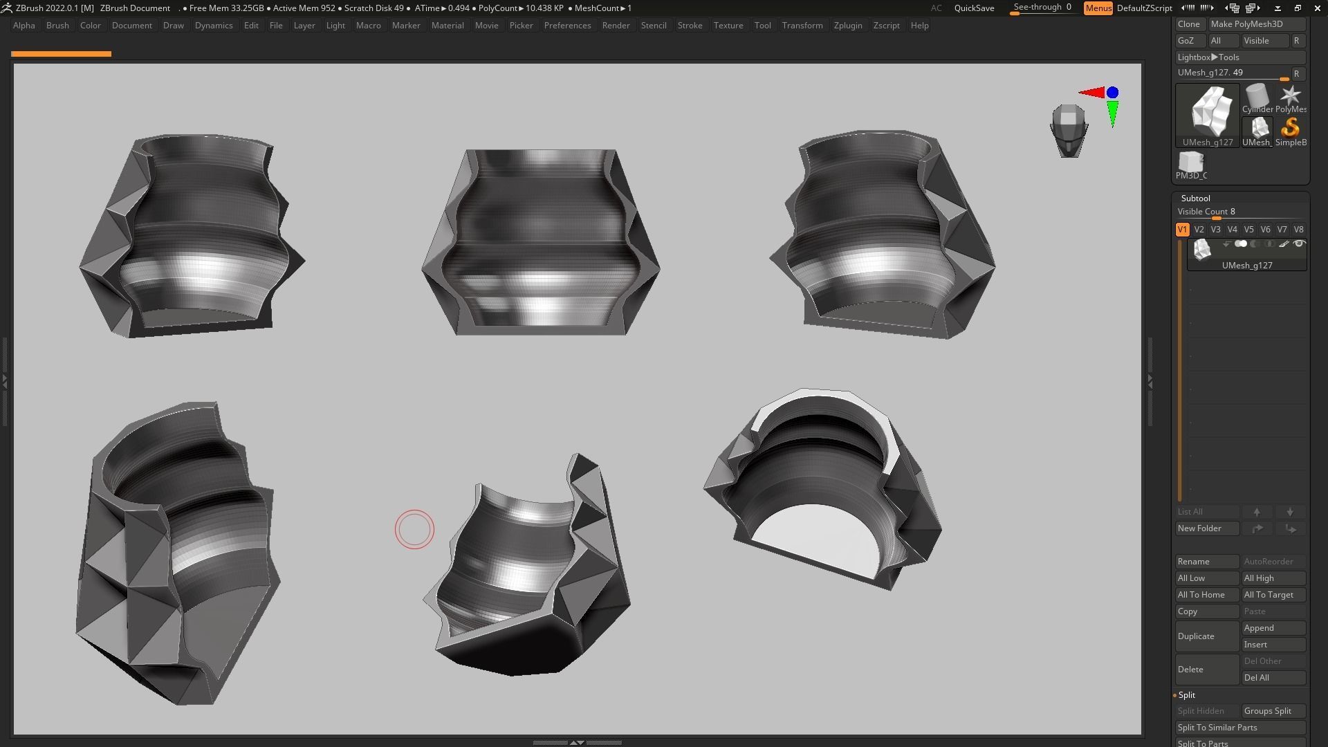pot g127 3D print model_6