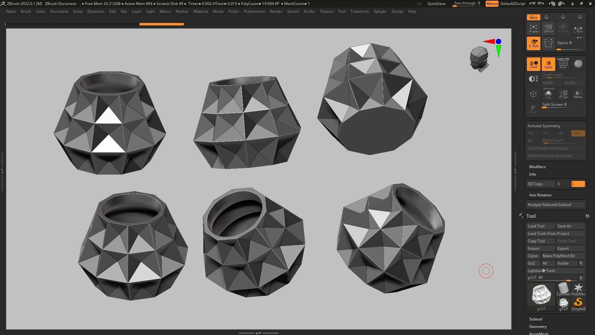 pot g127 3D print model_5