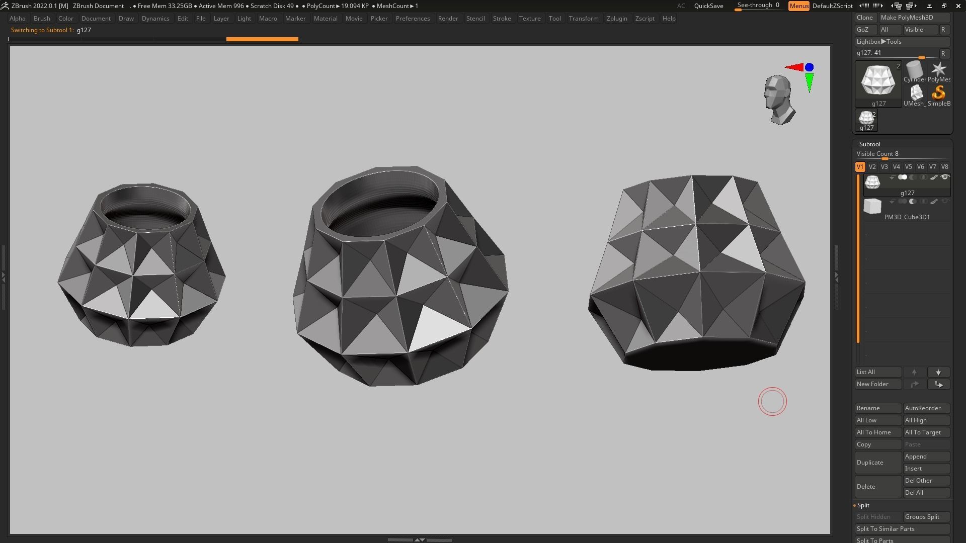 pot g127 3D print model_9