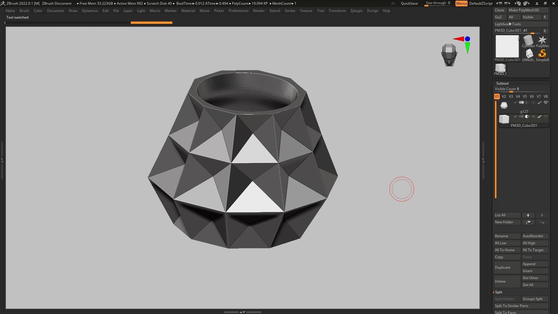 pot g127 3D print model_8