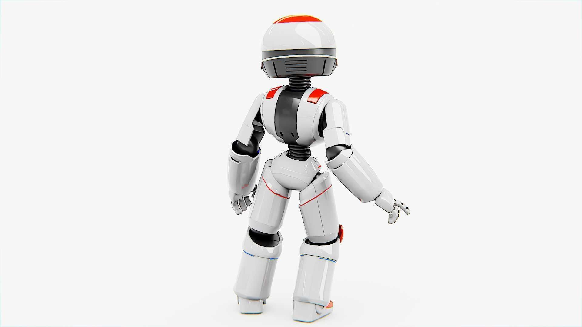 TOY BOT  Rigged for Unreal Engine - Unity - MIXAMO  3D model_9