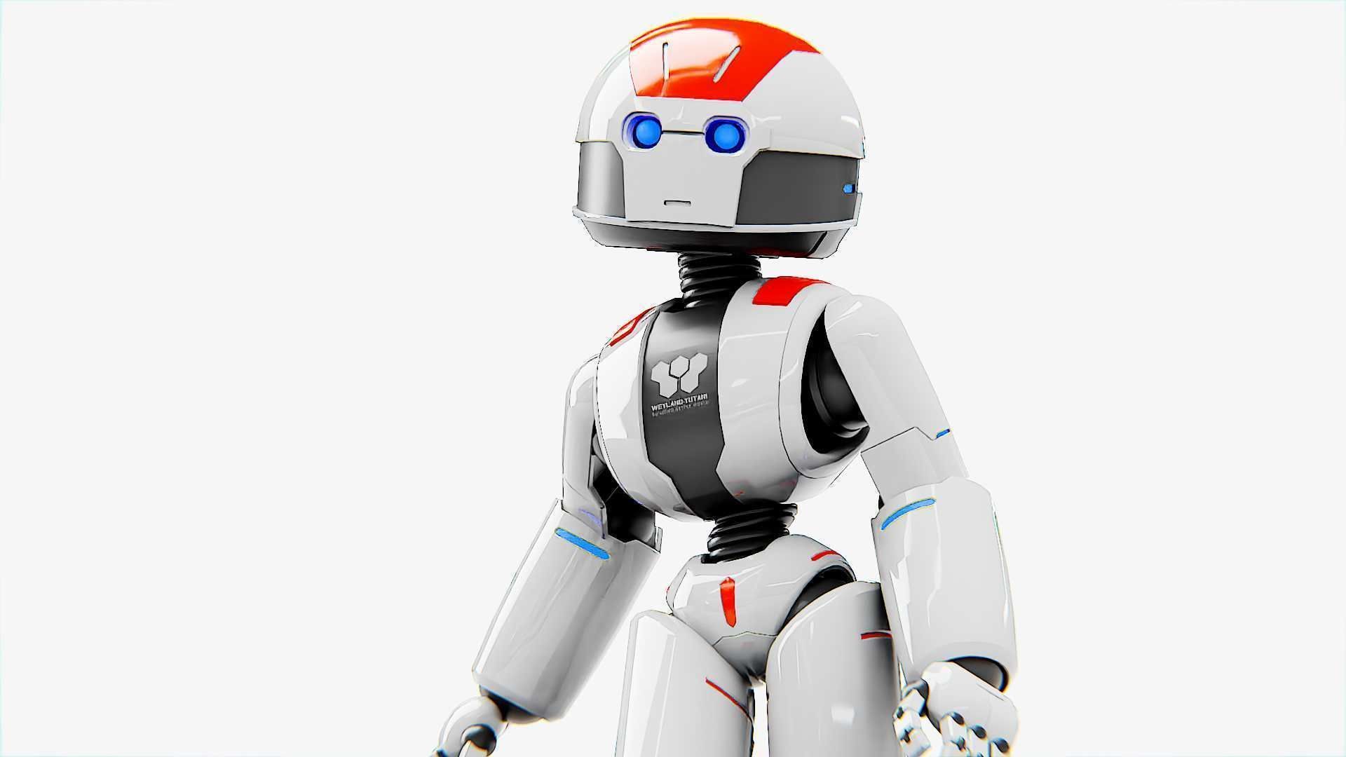 TOY BOT  Rigged for Unreal Engine - Unity - MIXAMO  3D model_30