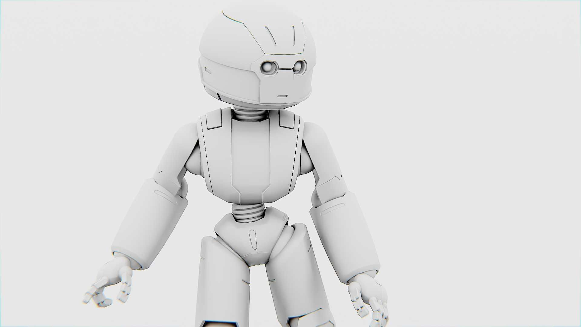 TOY BOT  Rigged for Unreal Engine - Unity - MIXAMO  3D model_33