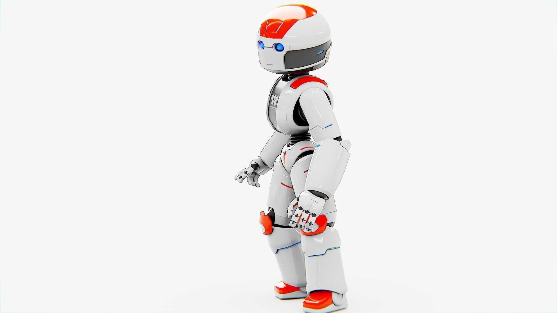 TOY BOT  Rigged for Unreal Engine - Unity - MIXAMO  3D model_4