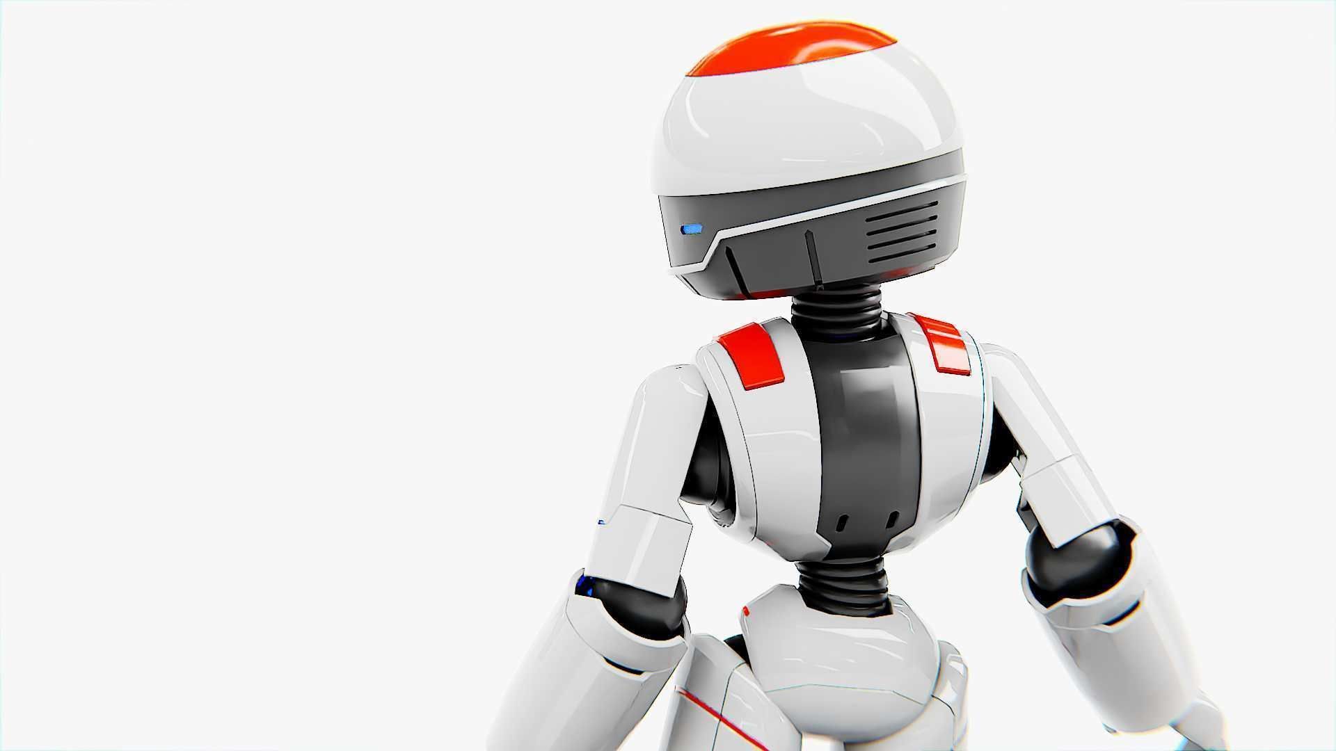 TOY BOT  Rigged for Unreal Engine - Unity - MIXAMO  3D model_16