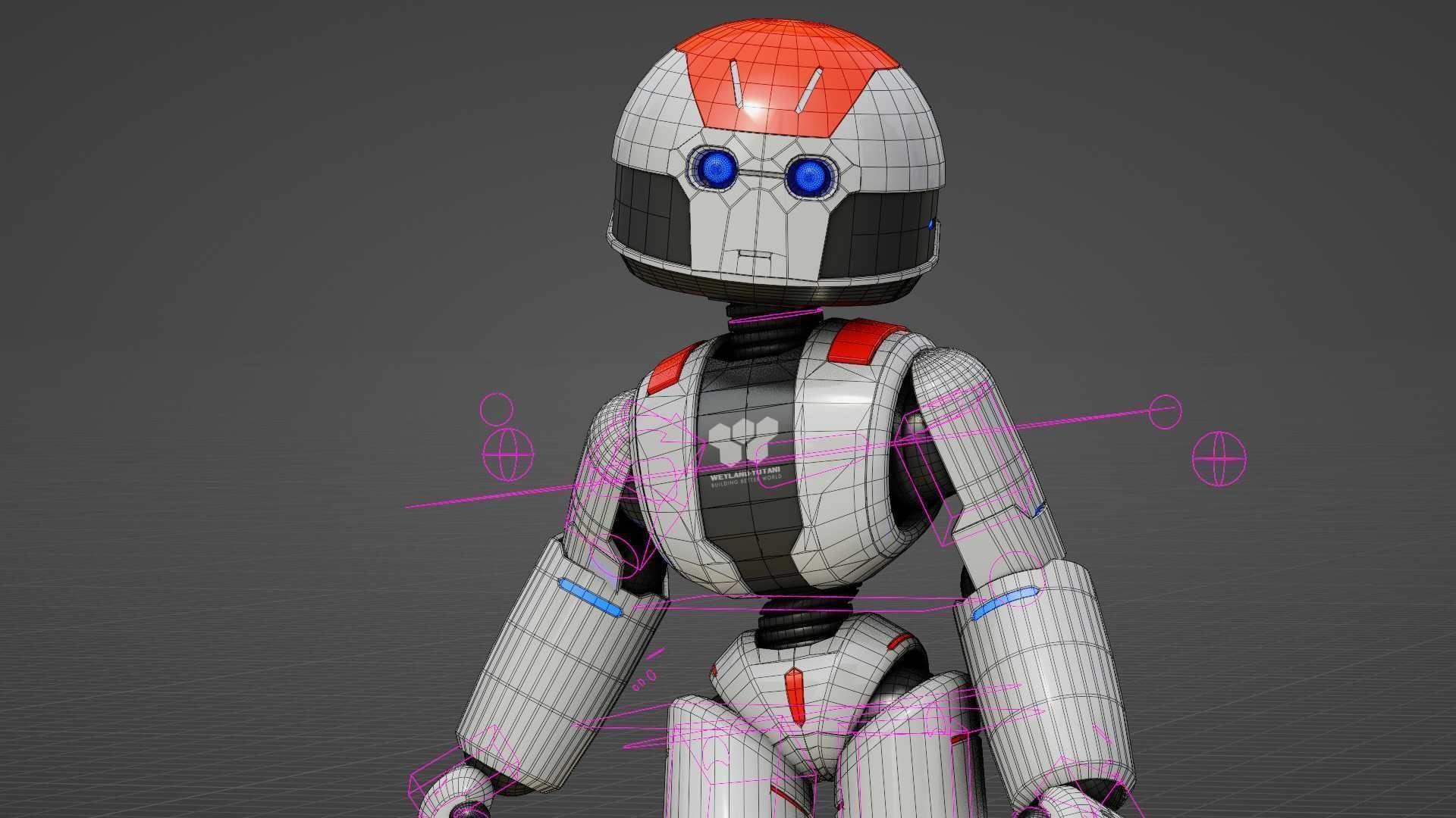 TOY BOT  Rigged for Unreal Engine - Unity - MIXAMO  3D model_39