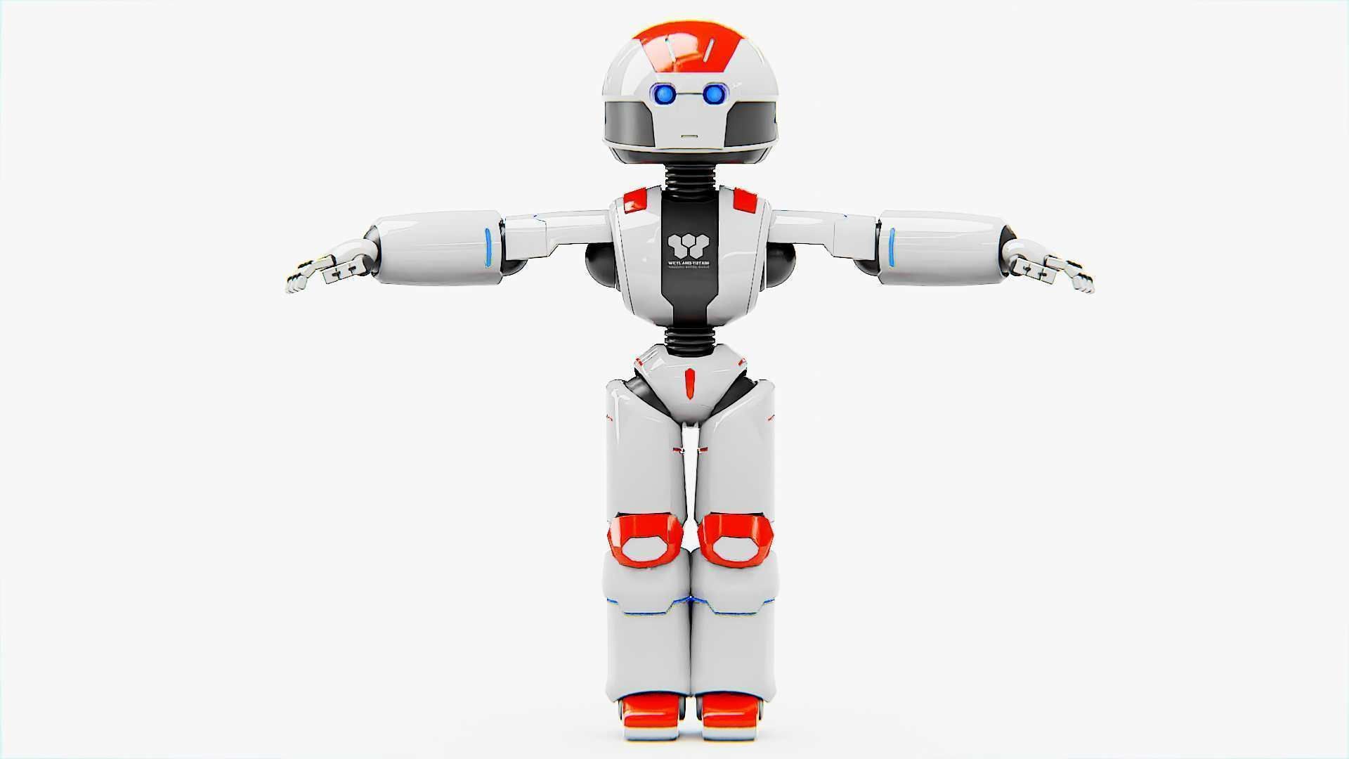 TOY BOT  Rigged for Unreal Engine - Unity - MIXAMO  3D model_24