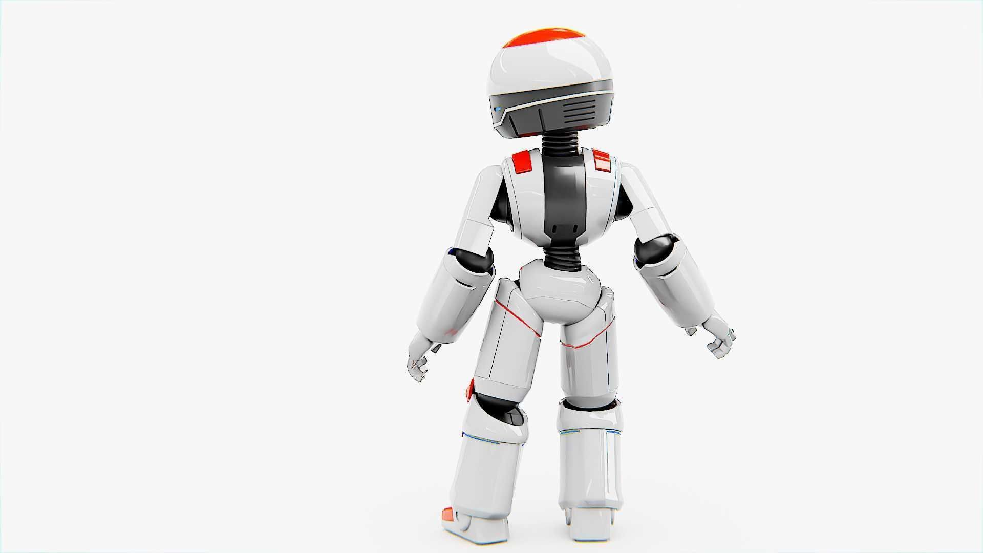 TOY BOT  Rigged for Unreal Engine - Unity - MIXAMO  3D model_8
