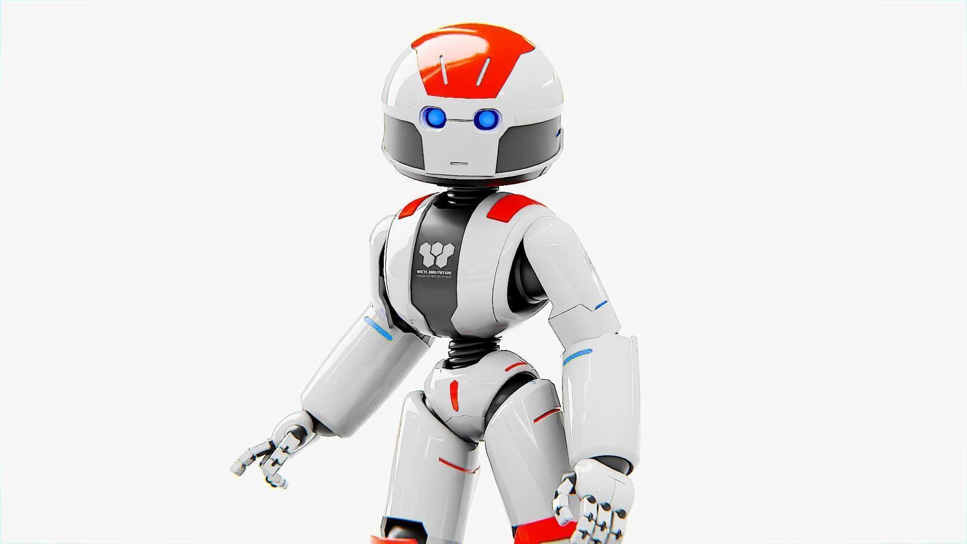 TOY BOT  Rigged for Unreal Engine - Unity - MIXAMO  3D model_14