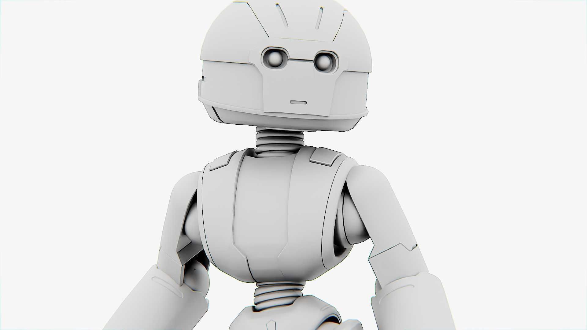 TOY BOT  Rigged for Unreal Engine - Unity - MIXAMO  3D model_35