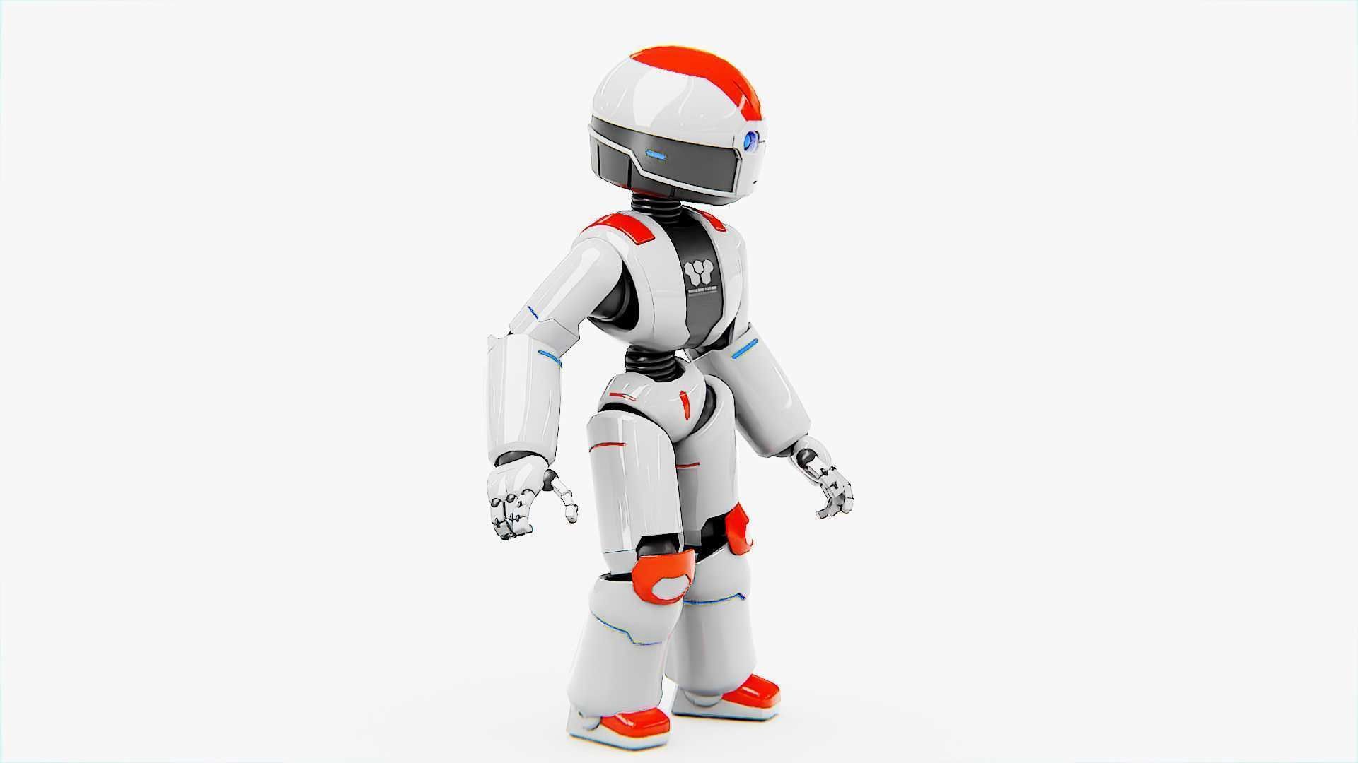 TOY BOT  Rigged for Unreal Engine - Unity - MIXAMO  3D model_11