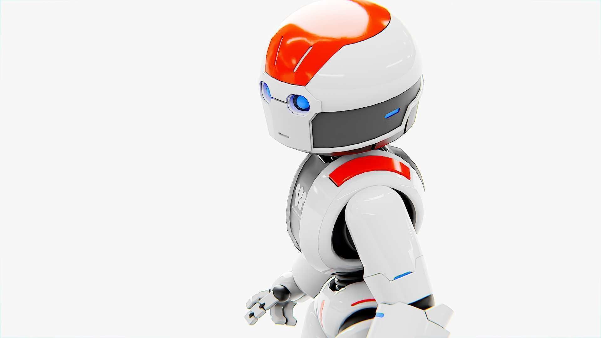 TOY BOT  Rigged for Unreal Engine - Unity - MIXAMO  3D model_15