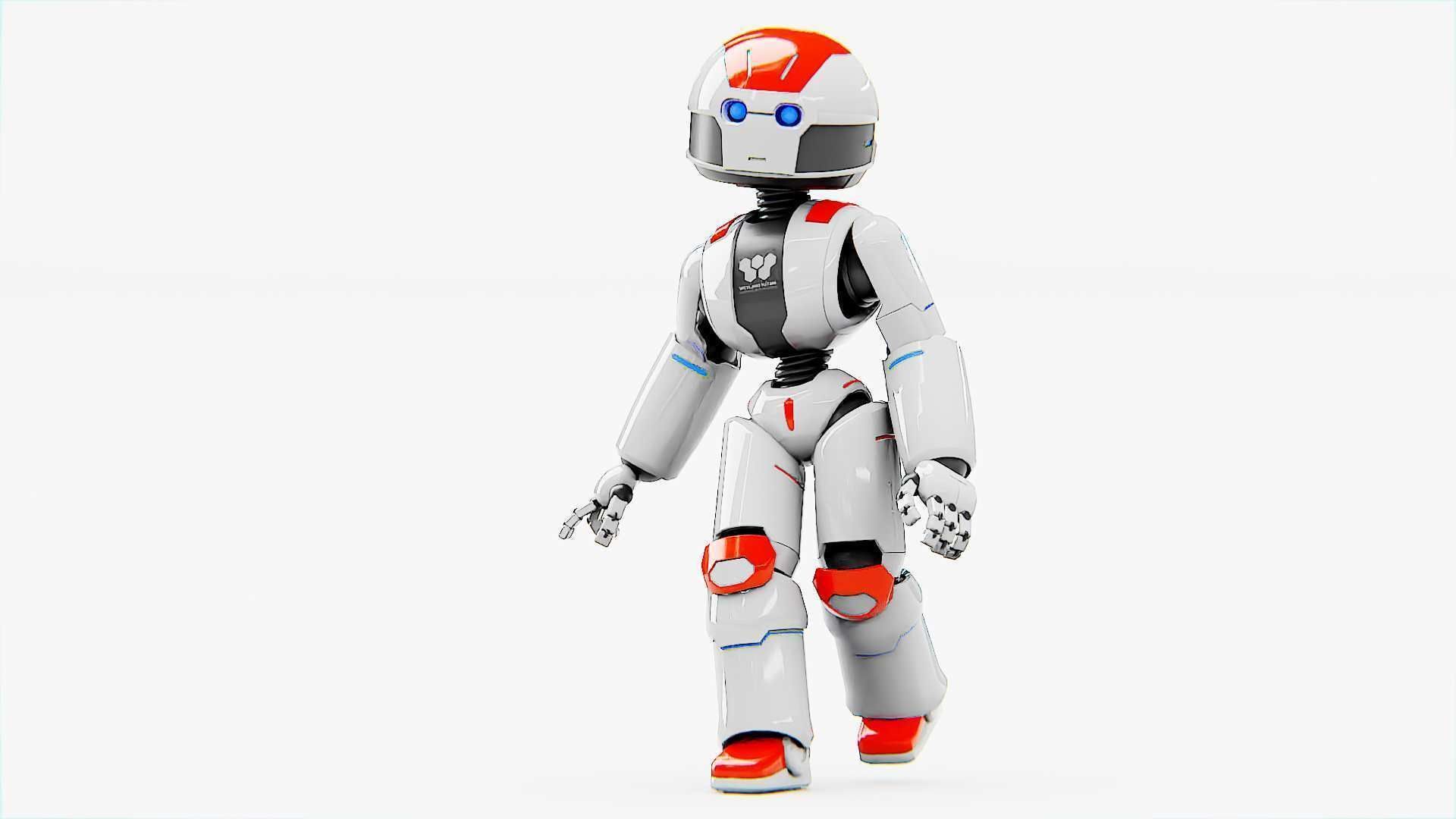 TOY BOT  Rigged for Unreal Engine - Unity - MIXAMO  3D model_26