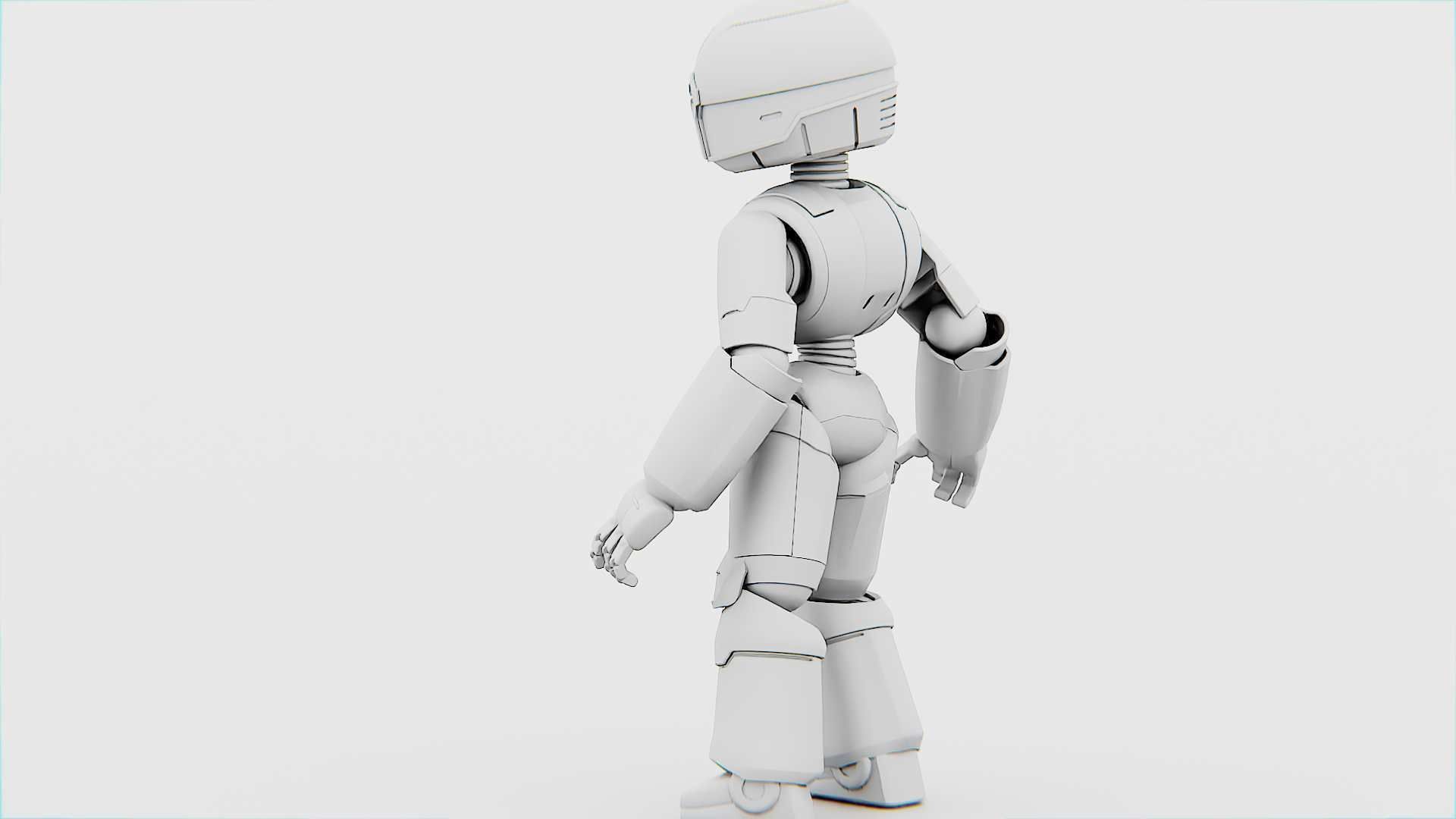 TOY BOT  Rigged for Unreal Engine - Unity - MIXAMO  3D model_34