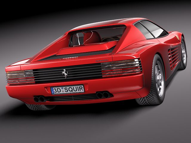 Ferrari Testarossa 1984-1990 3D model_5