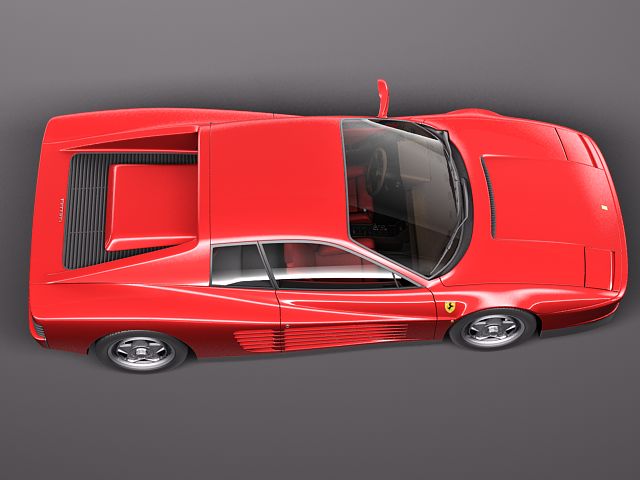 Ferrari Testarossa 1984-1990 3D model_8