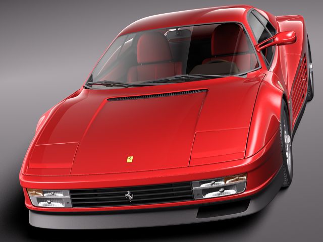 Ferrari Testarossa 1984-1990 3D model_1