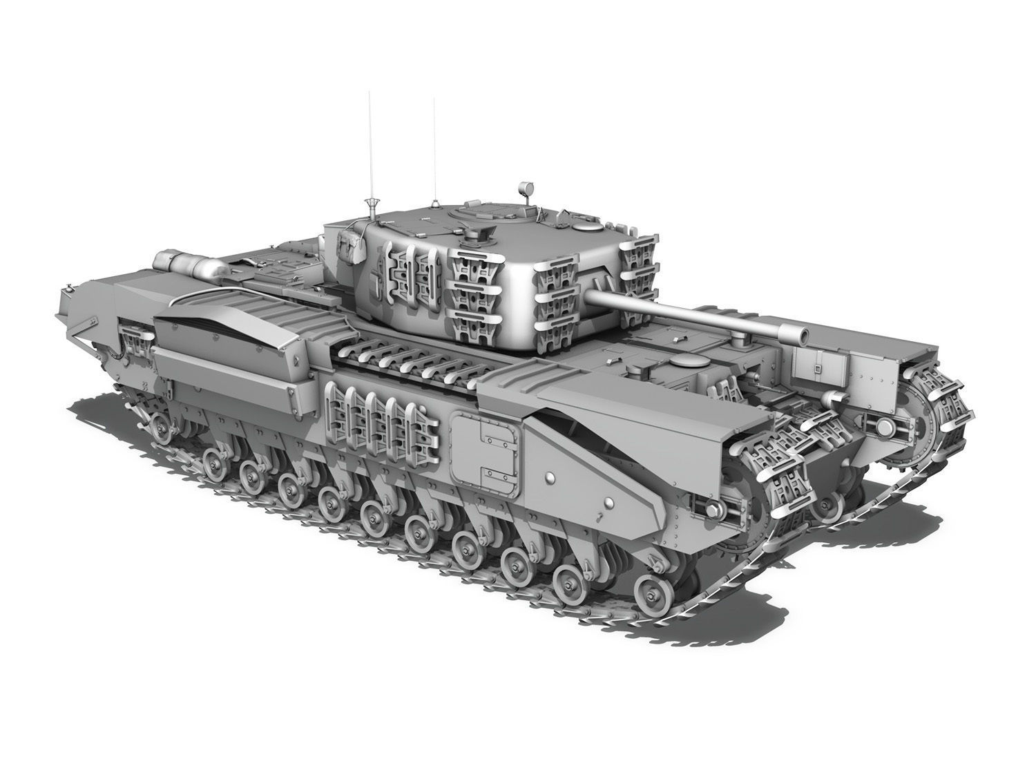 Churchill MK IV  3D model_6