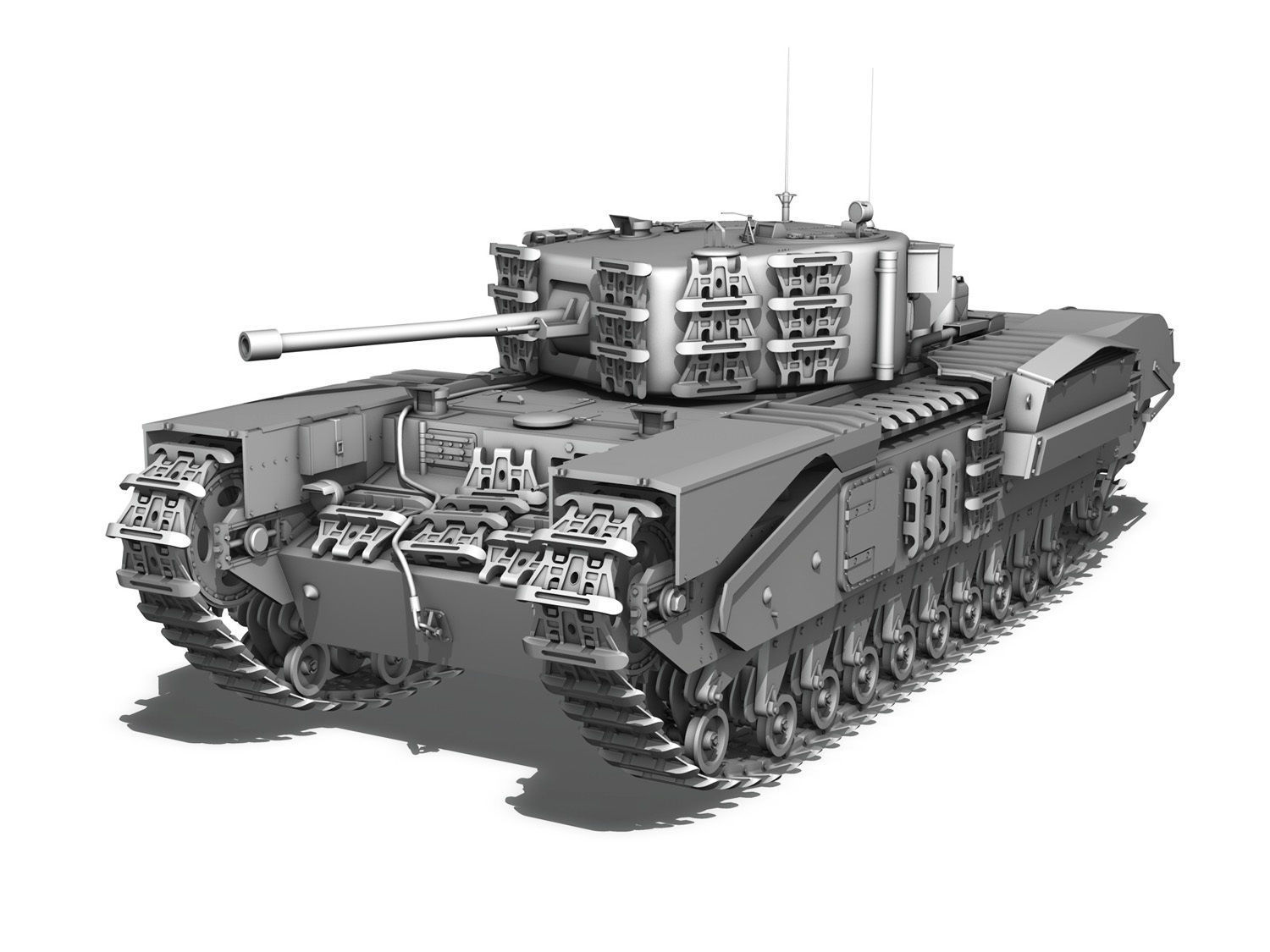 Churchill MK IV  3D model_1