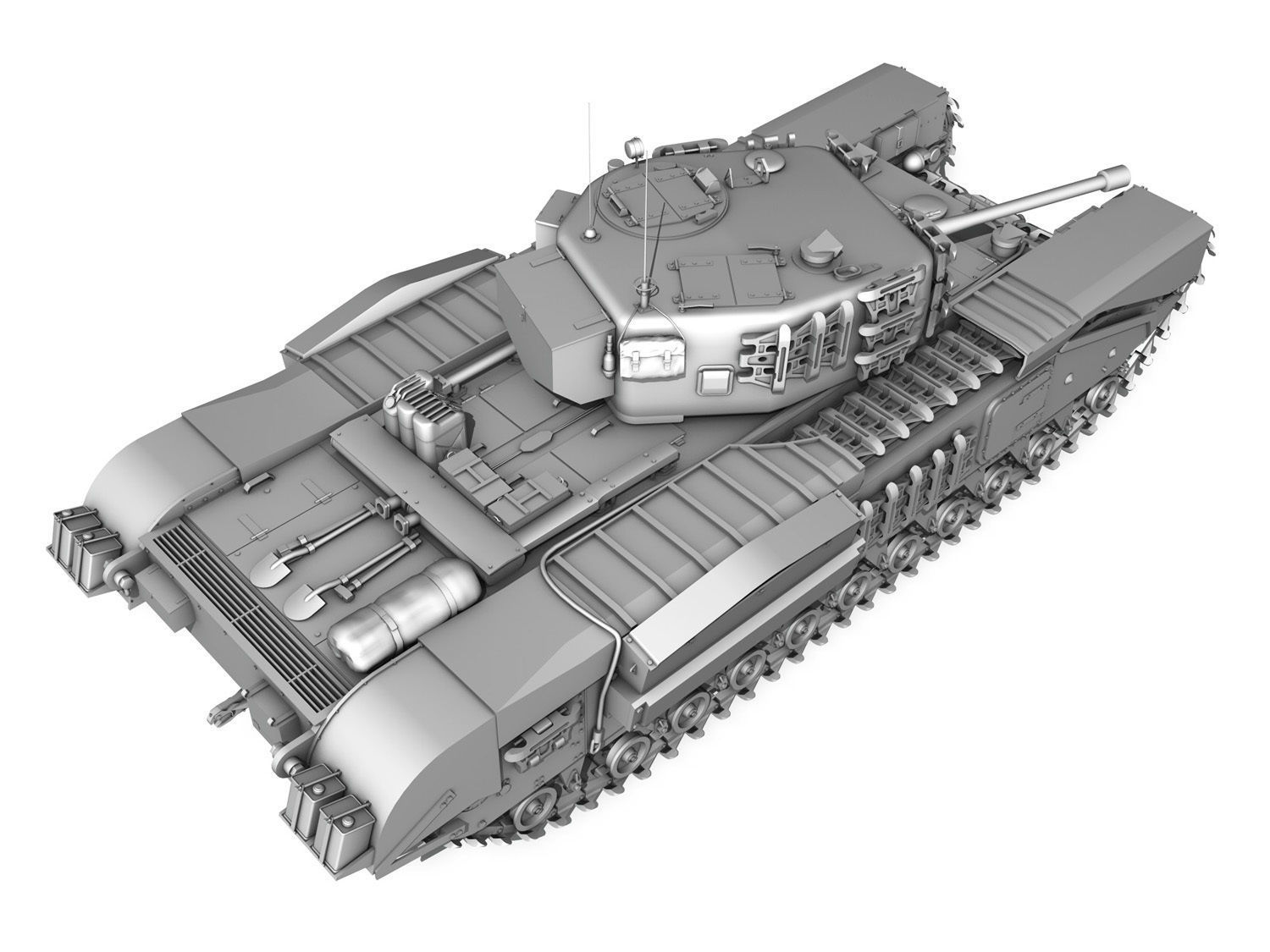 Churchill MK IV  3D model_5