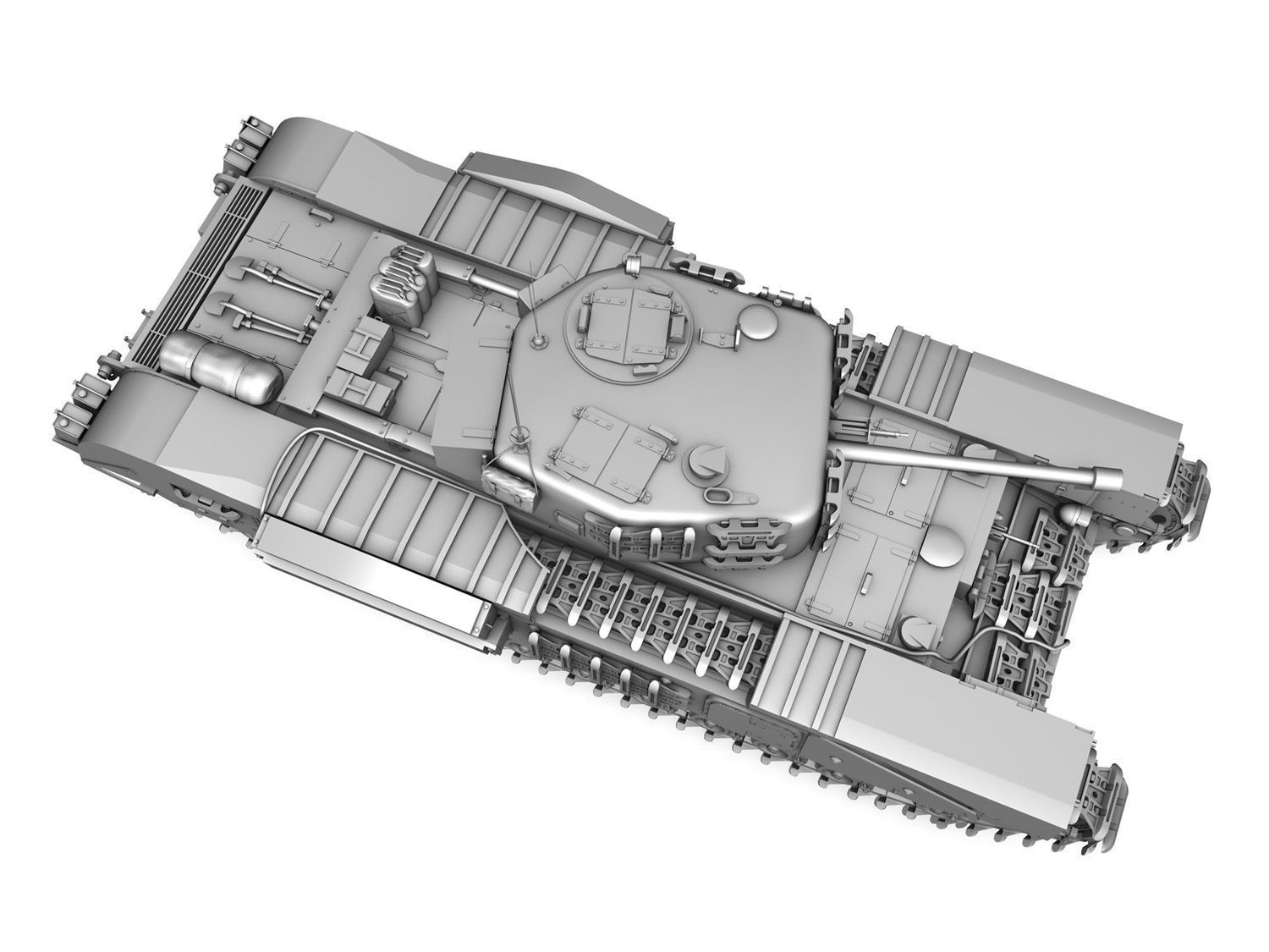 Churchill MK IV  3D model_8
