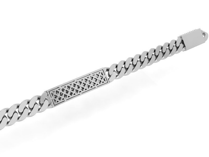 Cumin Chain Bracelet 4740 3D print model_3