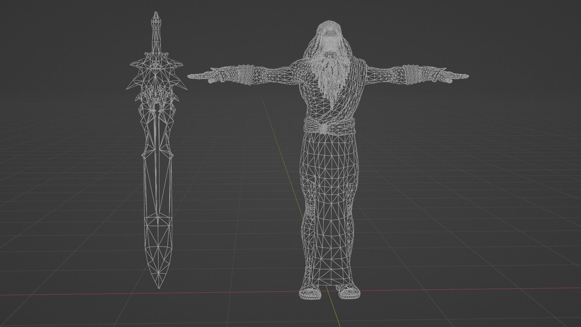 Zeus 3d model Low-poly 3D model_6