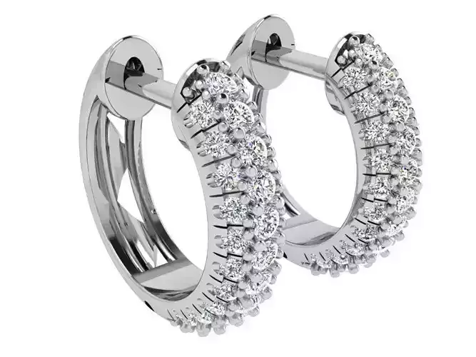 Huggie Diamond Earring 4741