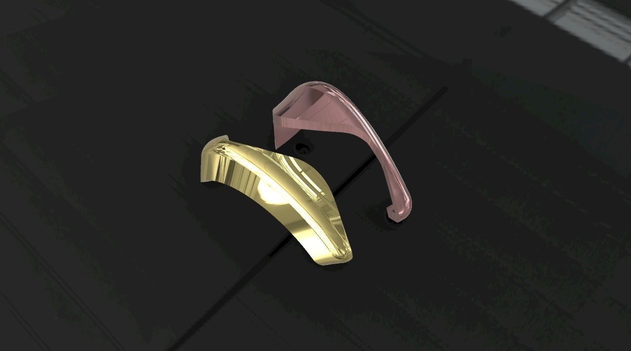 Women Earring 3D print model_2