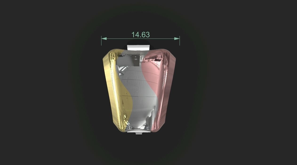 Women Earring 3D print model_4