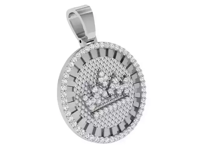 Circle Crown Pendant 4751