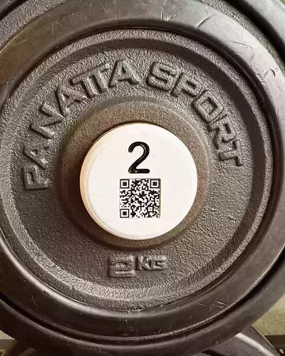 End caps for dumbbell rack 3D print model