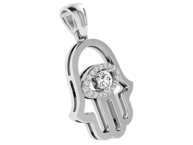 Hamsa Eye Pendant 4757