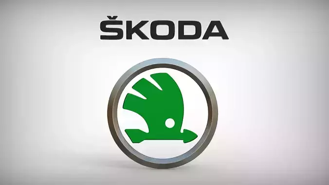 Skoda Logo 3D print model