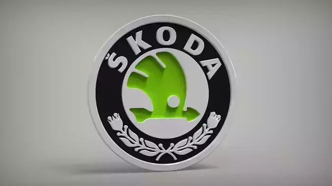 Skoda Logo 3D print model