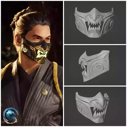 Scorpion mask from MK1 - Man of Principal