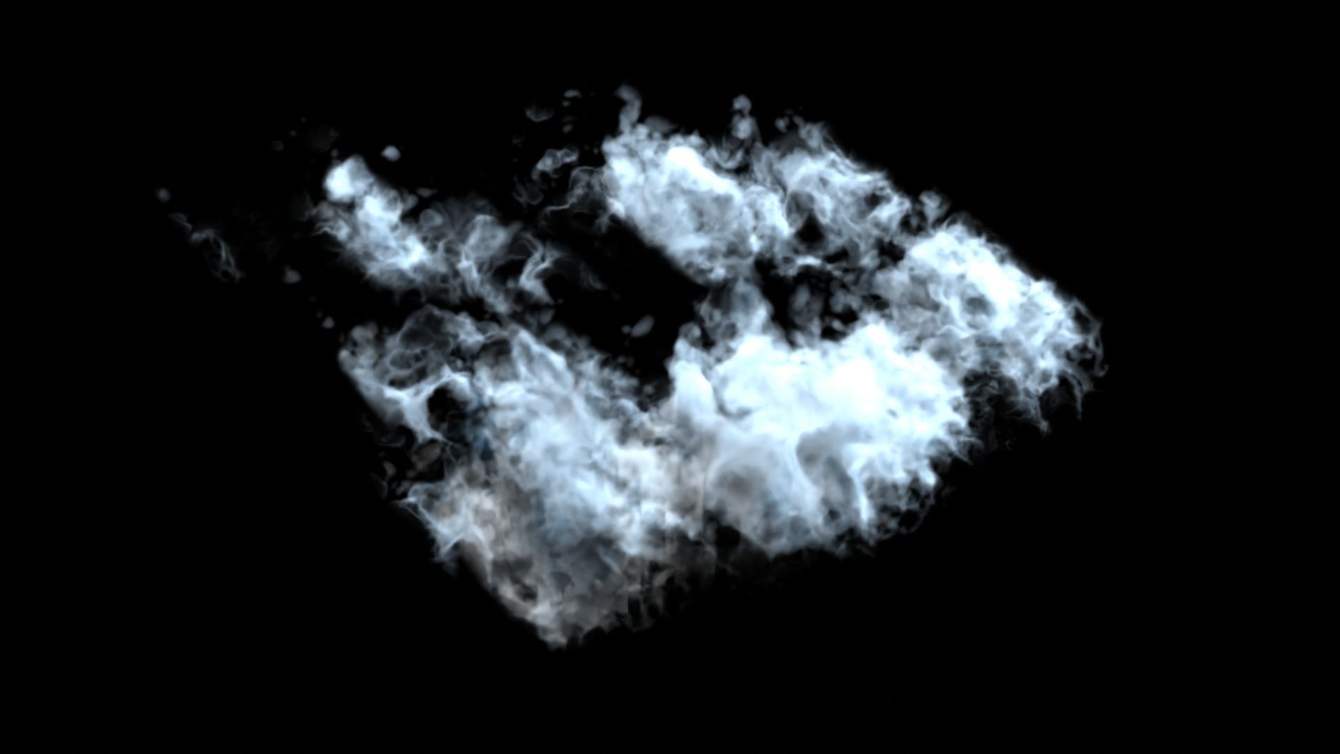 Realistic clouds - smoke - low poly pack 30 models Low-poly 3D model_1