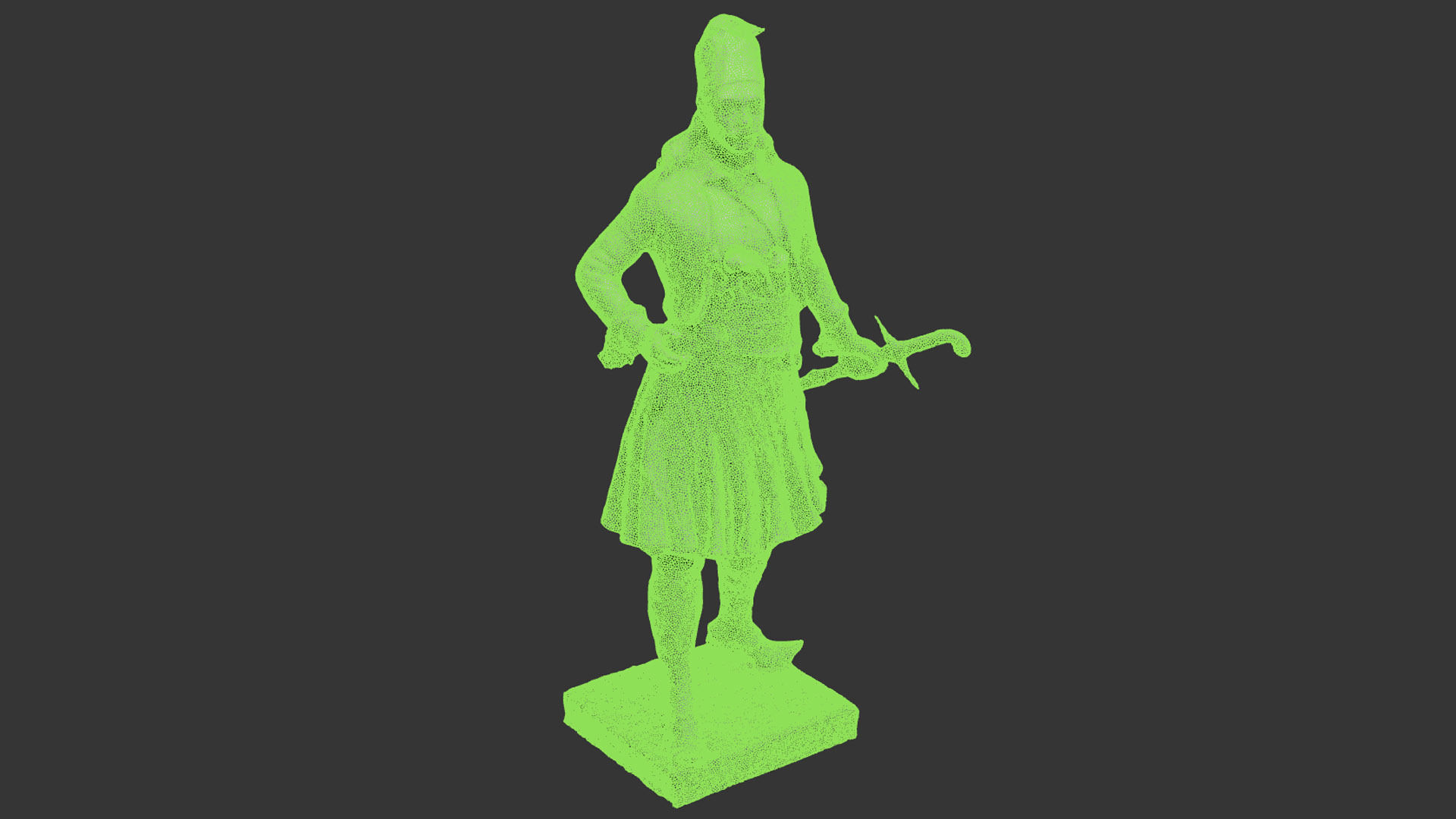 George Karaiskakis Statue 3D model_3