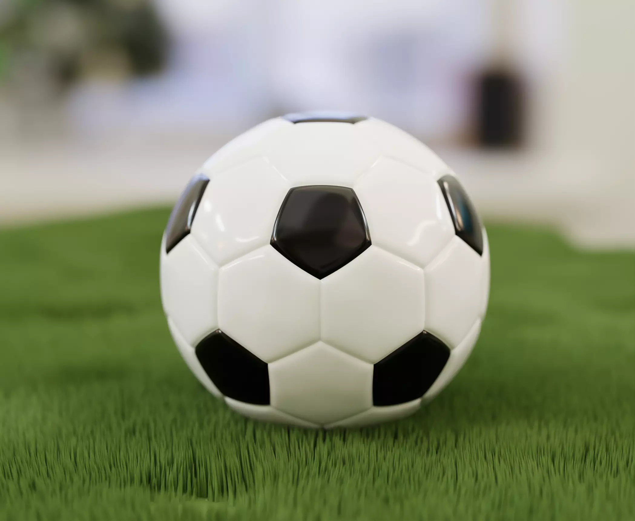 Football  soccer ball 3D model 3D model_0