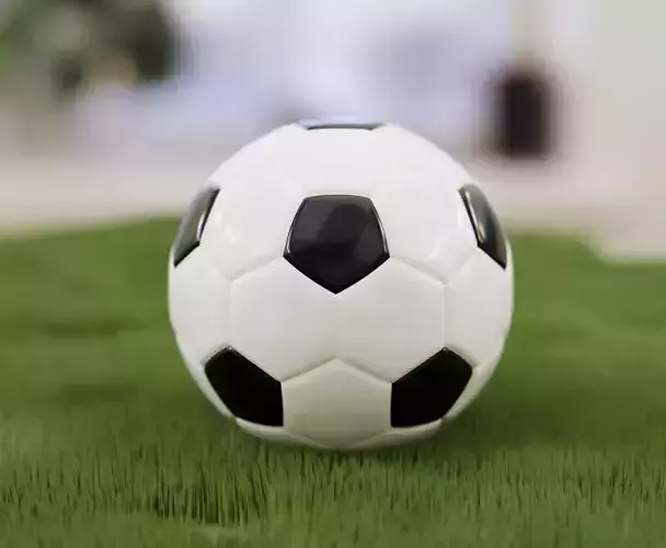 Football  soccer ball 3D model 3D model