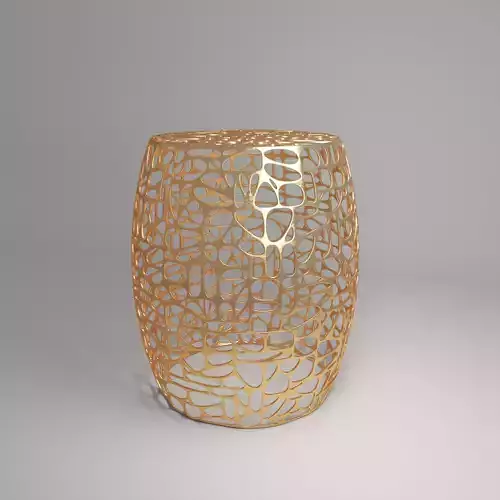 Solid Aluminum End Table