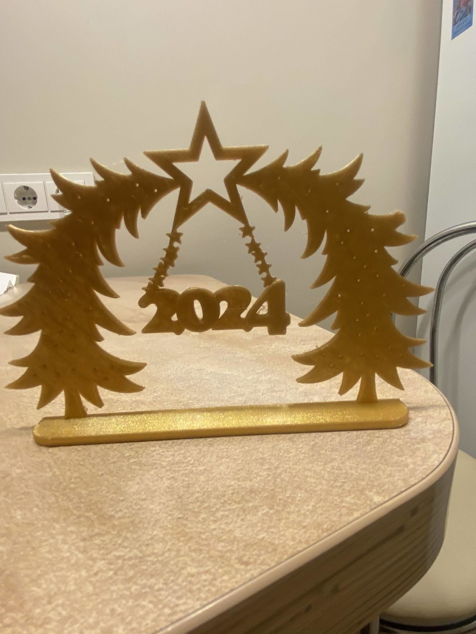 Christmas tree decoration 3D print model_1