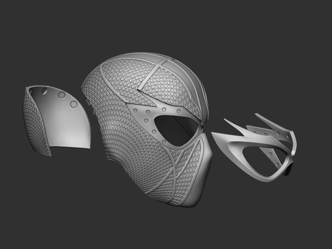 Madame Web Ezekiel Mask  3d digital download 3D print model_3