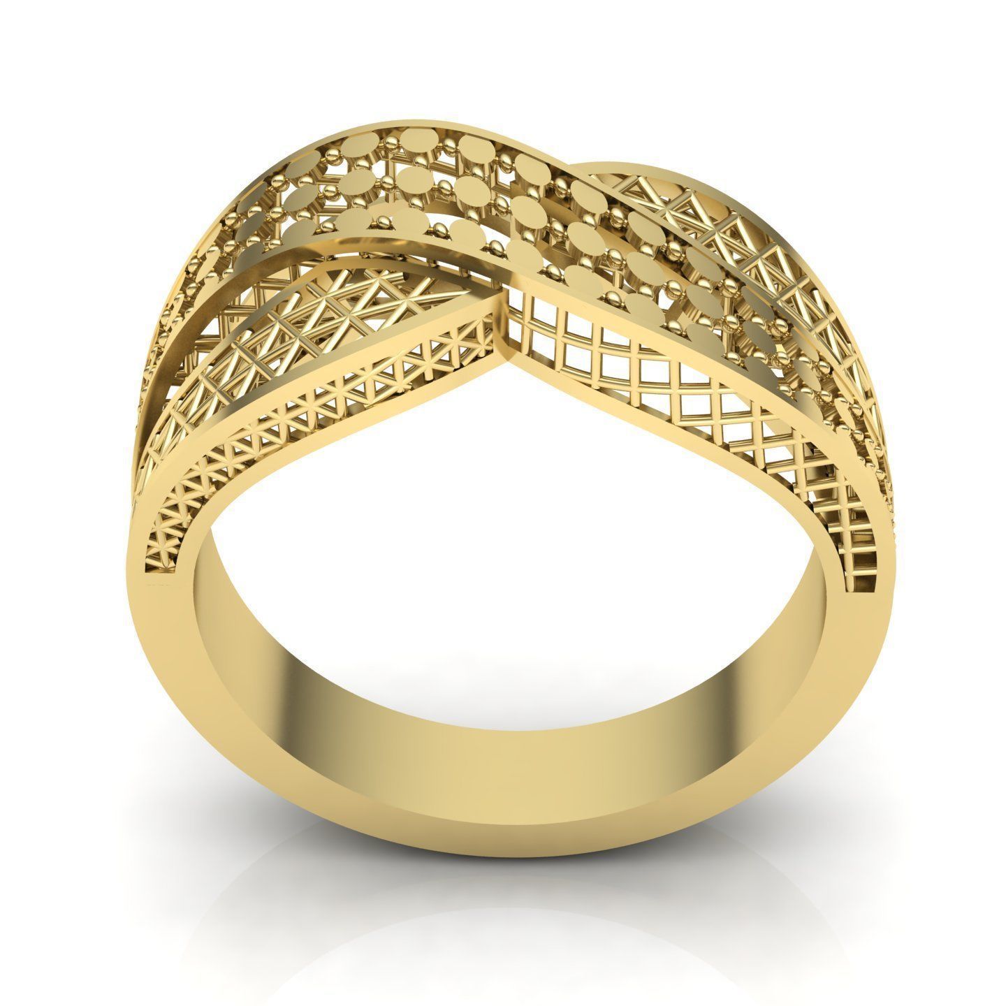 Fusion ring 01 3D print model_4