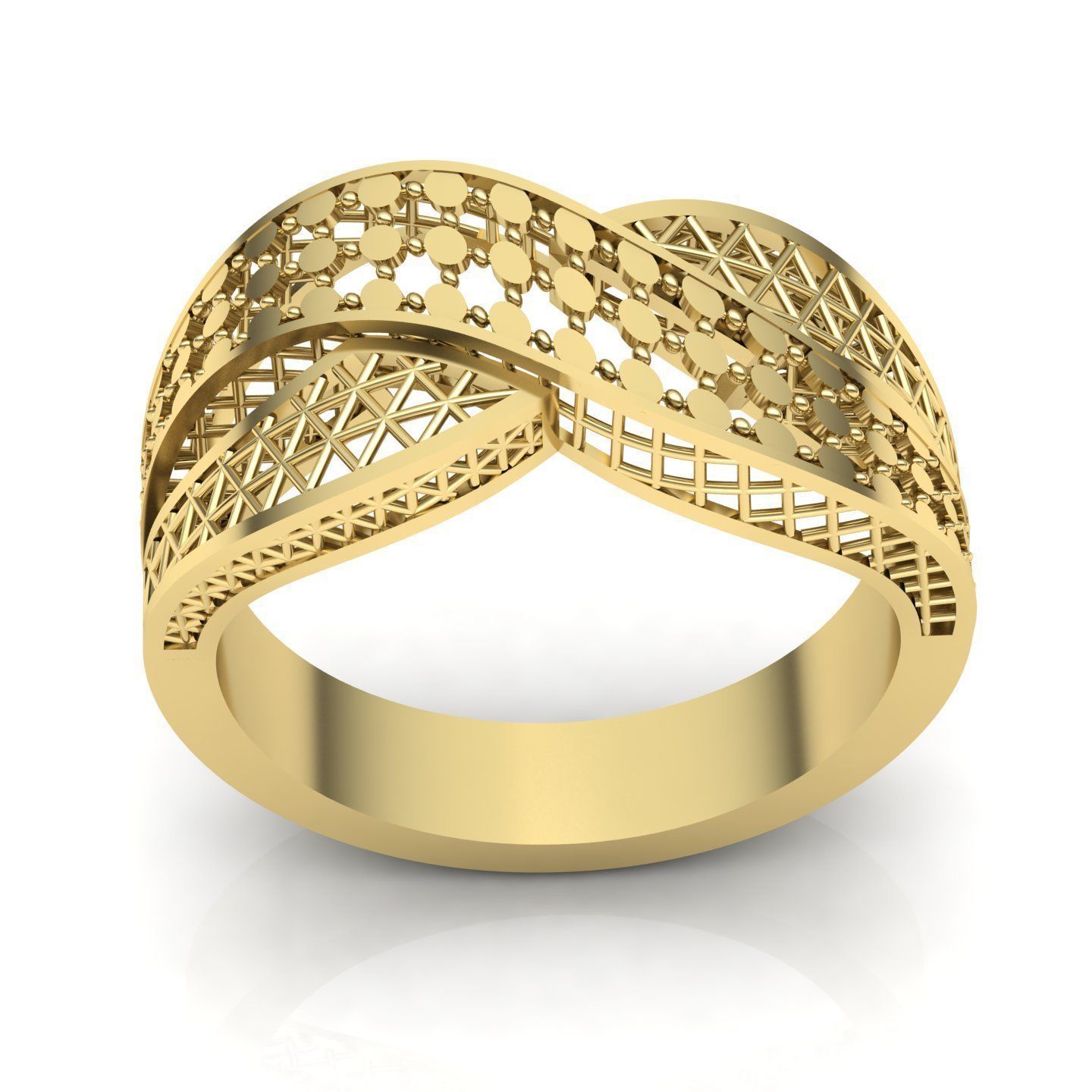 Fusion ring 01 3D print model_7